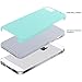 BENTOBEN iPhone 5 Case,iPhone 5s Case, iPhone SE Case, Dual Layer Anti-Scratch Rugged Durable Impact Resistant Plating Chrome Button Anti-Slip Skidproof Case for iPhone SE/5S/5, Mint Green