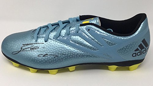 Lionel messi autographed official adidas 15.1 blue boot…