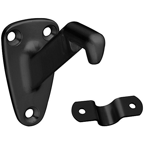 National Hardware S807-495 8025 Heavy Duty Handrail Brackets in Black, 3"