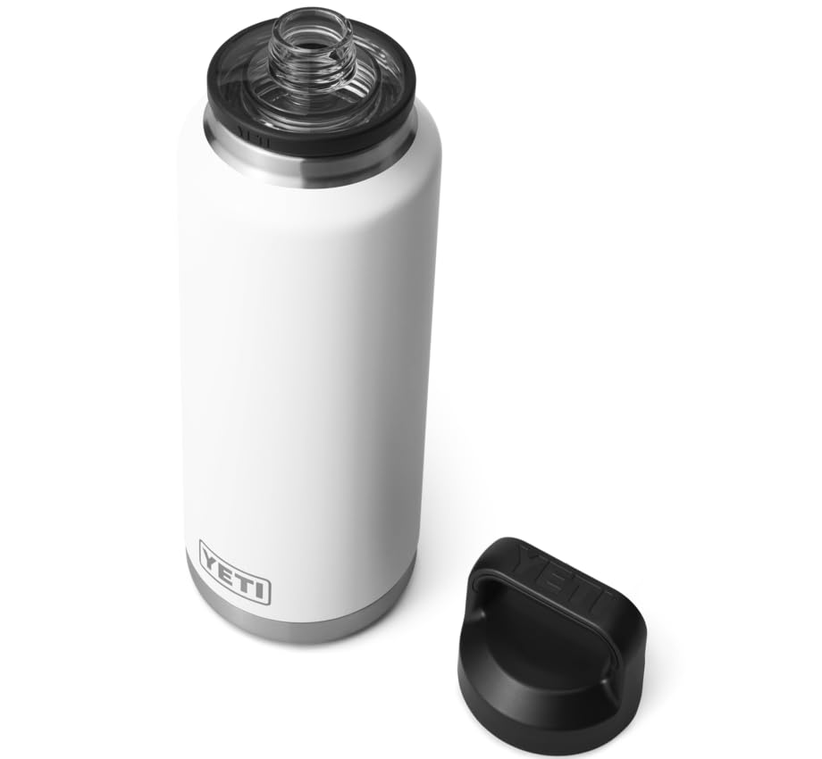 YETI Rambler Bottle Chug, Vaccum Insulated Stainless Steel Bottle with Leakproof Chug Cap, White, 46 oz (1.3 L) — image 1