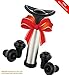ConserVino 5 Piece Wine Gift Set Bottle Shaped Deluxe Accessory Kit Novelty Hostess Tool Kit Christmas Holiday Gift Bottle Opener Corkscrew Foil Cutter Pourer Stopper Drip Ring Collar Bar Set Supplies