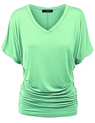 Made By Johnny MBJ WT1037 V Neck Short Sleeve