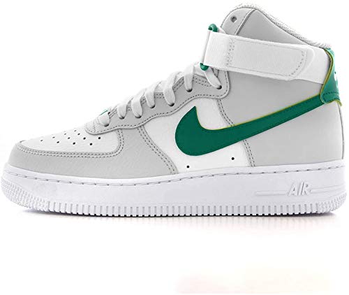 Nike WMNS AIR FORCE 1 HIGH, Women’s Basketball Shoe, Grey Fog/Neptune Green/Summit White/White, 5.5 UK (39 EU)