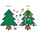 O-heart Family 3ft DIY Felt Christmas Children's Tree with 30pcs Detachable Ornaments, Kids Decorate Gifts Toy Activity - Preschool Holiday Fun
