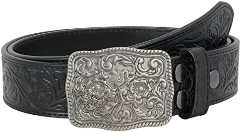 Magid Croco Embossed Wide Belt SZ L Women Black Big Buckle Chic Leather 70s Bold il_1080xN.7340001848_jdie.jpg main image 4
