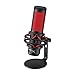 HyperX QuadCast – USB Condenser Gaming Microphone, for PC, PS4 and Mac, Anti-Vibration Shock Mount, Four Polar Patterns, Pop Filter, Gain Control, Podcasts, Twitch, YouTube, Discord, Redthumb 3