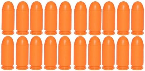 Tactical Deals Pack Of 20 Inert .40 S&W Smith & Wesson Caliber Pistol Safety Trainer Cartridge Dummy Ammunition Ammo Shell Rounds