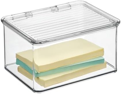 Idesign Kitchen Binz Bpa-Free Plastic Stackable Organizer Box With