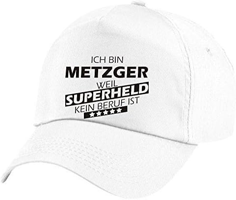 Shirtstown Baseball Cap Original 5 Panel Cap, I'm Butcher, Weil Superhero Not Profession is
