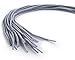 OrthoStep Round Athletic Gray 54 inch Shoelaces 2 Pair Pack
