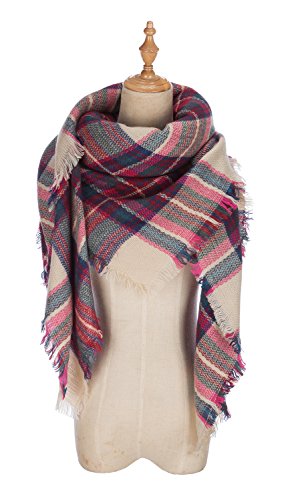 Viishow Fashion Winter All Match Warm Plaid Blanket Best Gift