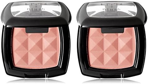 NYX Cosmetics Powder Blush, Dusty Rose, 0.14oz (Pack of 2) + FREE Luxury Luffa Loofah Bath Sponge On A Rope, Color May Vary