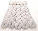 WIGENIUS 5 Pieces Jumbo Braid Hair Extensions High Temperature Kanekalon Braiding Hair Fiber for Twist Ombre Braiding Hair Hot Water Setting Xpressions Braiding Hair Gray Color (5PCS, Gray)