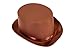 Dress Up Party Costume TOP Hat (Brown)