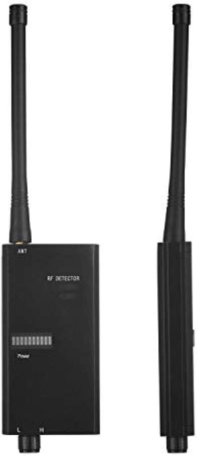 Anti-spy Bug Detector GPS Camera RF GSM Signal Detector GPS Tracker Finder Handheld Security Bug Detector Frequency Detector Scanner (Black)
