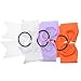 6 Inch Big Cheer Bows Grosgrain Ribbon Ponytail Holder With Elastic Hair Tie For Girls (Pack Of 12)