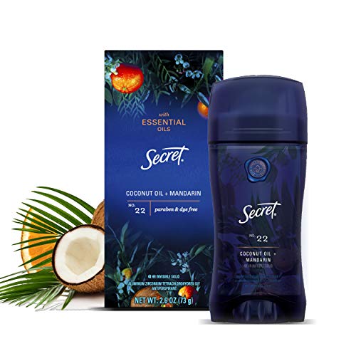 Secret Antiperspirant Deodorant for Women With Pure Essential Oils