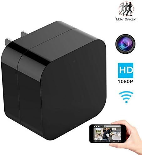 Hidden USB Spy Camera, Wireless Charger Mini Cam, Snap Smartcam, Nanny Spy Cam,Support WIFI - Motion Detection - Night Vision-Remote Viewings -Support Up To 128gb SD Card
