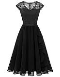 Wedtrend Women's Floral Lace Chiffon Bridesmaid