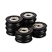 Letool 10pcs PA66 Pulley Bearing roller wheel 6278 Nylon U groove concave ball bearing
