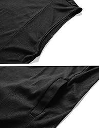 RAGEMALL Mens Sleeveless Long Cardigan Open Front