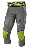 Nike Men's Pro Hyperstrong Slider Baseball Tights-Tumbled Grey-Size Large