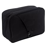 HDE Personal Travel Shower Organizer Hanging Toiletry Wash Bag Bathroom Tote