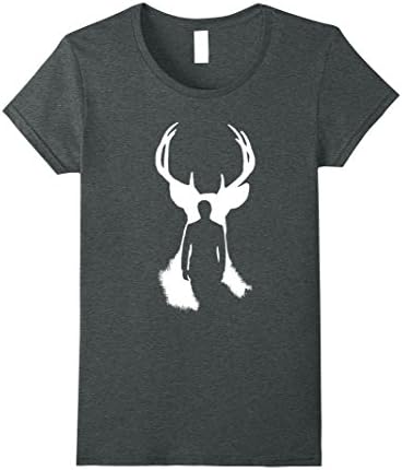 Womens Deer Hunter T Shirt Medium Dark Heather