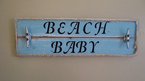 Light Blue Beach Baby Boat Cleat Hooks