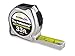 Komelon 433IEHV High-Visibility Professional Tape Measure both Inch and Engineer Scale Printed 33-feet by 1-Inch, Chrome
