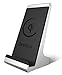 Bestand 2-coil QI Wireless Charging Dock Charger Stand for iPhone 8/X/8 Plus and All Qi-Enabled Phones, Silver