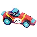 3-D Race Car Eraser Asst (60)