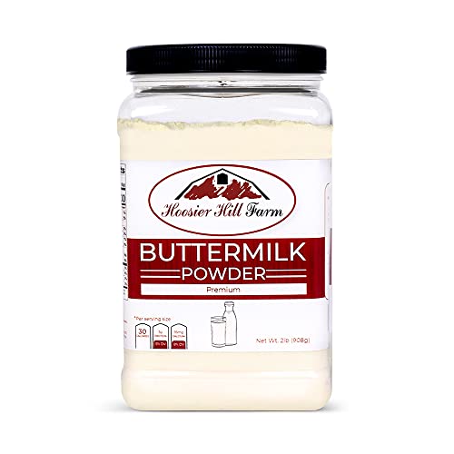 Buttermilk Powder by Hoosier Hill Farm, 2LB (Pack of 1) Perfect for