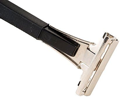 Shave Classic Single Edge Razor Handle with 1 Ct. Schick Injector Refill Blade + FREE Scunci Black Roller Pins, 18 Pcs
