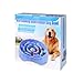 Slow Feeder Dog Bowl Anti Choking Slow Eating Drinking Pet Feeder Bowl Anti-Gulping Non-Skid Interactive Bloat Stop Dog Bowl Use Eco-friendly Anti-Static and Anti-Dust PP Material (Large, Blue)