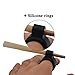 Cigarette Holder Ring- Hands free Cigarette Holder Ring to Protect your finger turn yellow for Console Gamers, Musicians and Drivers, Silicone Smoke Hand Rack for Smokers (10pc MixColor)