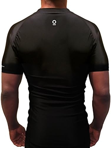 Optimal Human Men's Baselayer Compression Shirt Best for BJJ No-Gi Rash Guard | Quick Dry Fit | Alpha II