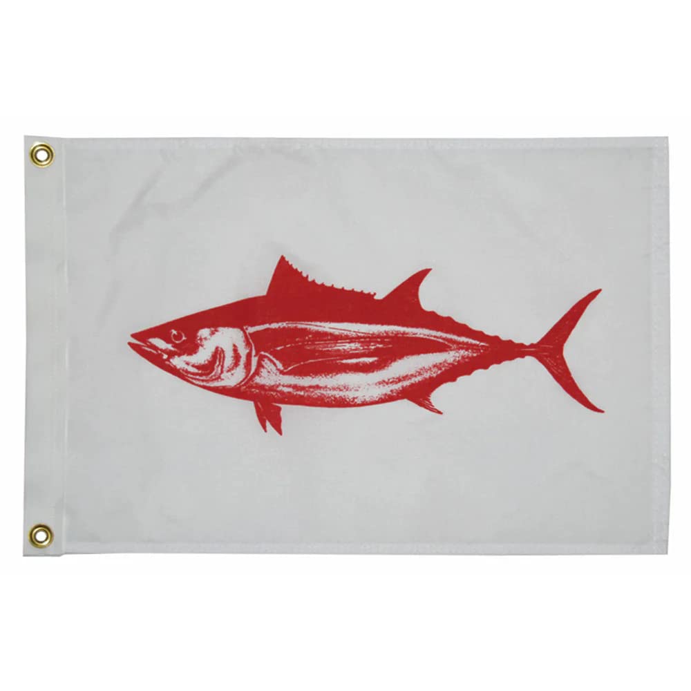 Taylor Made Products 4318, Fish Flag, Nylon, 12 inch x 18 inch, Albacore