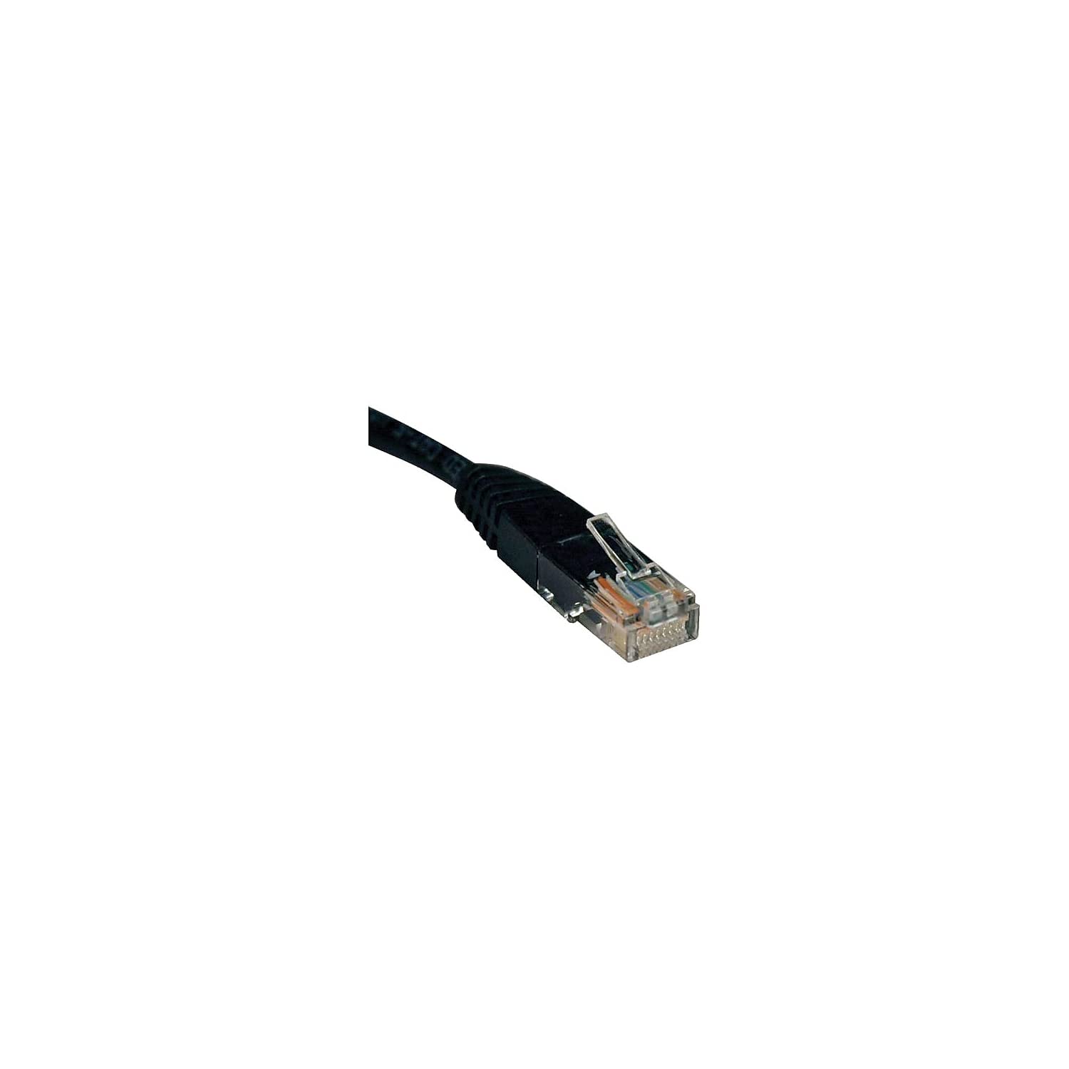 Tripp Lite 1.83 m Cat5e / Cat5 350 MHz Snagless Molded UTP Patch Cable RJ45 M/M Black (N002-006-BK)