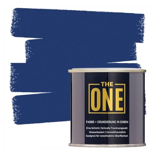 THE ONE All-In-One Farbe & Grundierung - Blau, 2.5 L | Formel für mehrere Oberflächen mit 1 Anstrich | Einfache Innen- und Außendekoration für Wände,