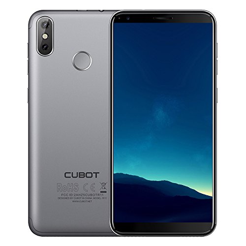 Cubot R11 3G WCDMA Huella Dactilar Todas Pantalla Teléfono Móvil 5.5 Pulgadas 2GB 16GB Android 8.1 Cámaras Traseras Duales