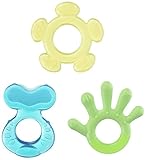 Nuby 3 Step Soothing Teether Set, BPA Free - Boy