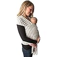 Baby Wrap Carrier -Sling, Easy to Put On, Swaddle for Close Comfort - Adjustable Breastfeeding Cover - Lightweight Sling Baby Carrier for Infant - Soft, Comfortable & Breathable (French Stripes)