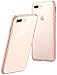 Anker iPhone 8 Plus Case, iPhone 7 Plus Case, KARAPAX Ice Case, Semi-Transparent Hard Back and Soft Bumper [Support Wireless Charging] for iPhone 8 Plus (2017) / iPhone 7 Plus (2016) - Pink primary