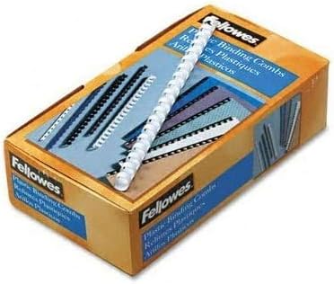 Fellowes Value 8mm Binding Combs - White (Pack of 100), 8 mm