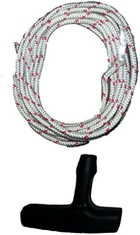 Yaciw 4mm Diameter Stihl Recoil Starter Rope (6 Feet) and Starter Handle Pull Cord 2 Piece Bundle