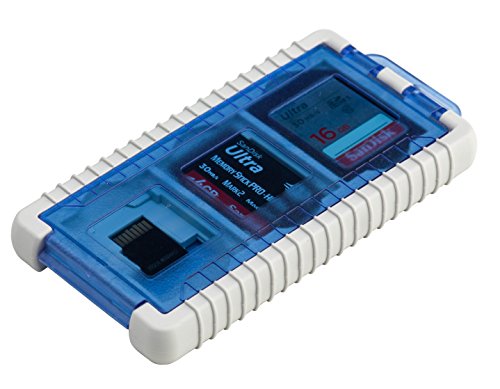 Gepe 3853-02 CardSafe Mini for SD, micro SD, Multimedia Card, XD, & Memory Stick Duo (Ice Blue)