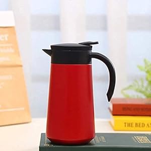JIFFY ENTERPRISE Stainless Steel Thermal Coffee Carafe with Lid Coffee Thermos Water Beverage Dispenser Mini Thermos Tea…