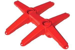J&J Dog Supplies Agility Pedestal Jump Base (Red, 1")