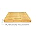 Ledehome Large Single Piece Premium Organic Bamboo Cutting Board [16